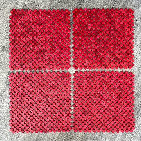 Vintage Wood Placemats (4) - Picture 1 of 3